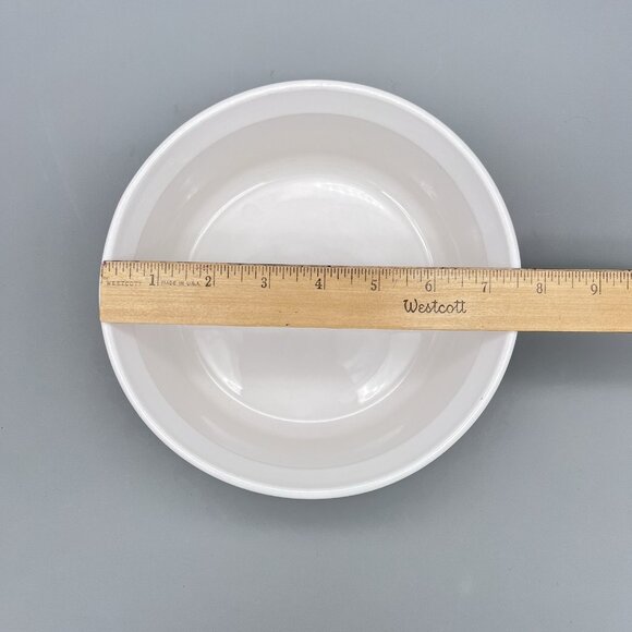 Corning F-5-B 1.6 Liter French White Pyroceram Round Casserole Dish & Pyrex Lid - Picture 5 of 7